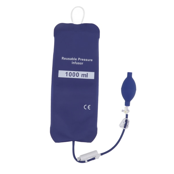 Tryckinfusionspåse 1000 ml TPU-duk Bra lufttäthet Återanvändbar vätsketryckpåse med displaykolumn