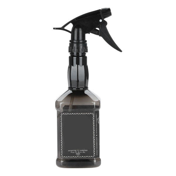 650 ml Frisørsprayflaske Salon Frisørhårværktøj Genopfyldelig vandsprøjteflaske Sort