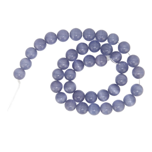 10 mm smycken DIY Rund Pärla Utsökt Elegant Natursten Pärla för Armband Halsband MakingLight Violet