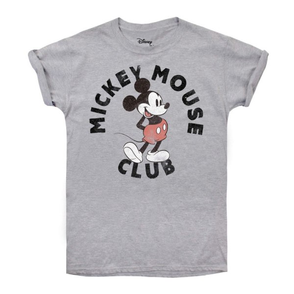 Disney Mickey Mouse T-shirt til dam/damklubb L Vit/svart Hvid/Sort L