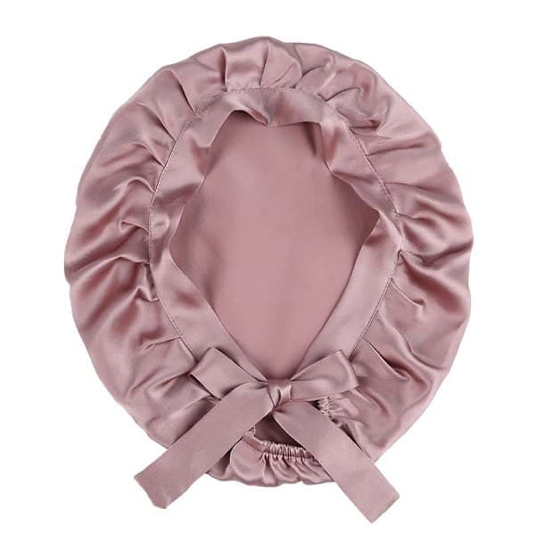 Sovkasket i morbærsilke, rosa