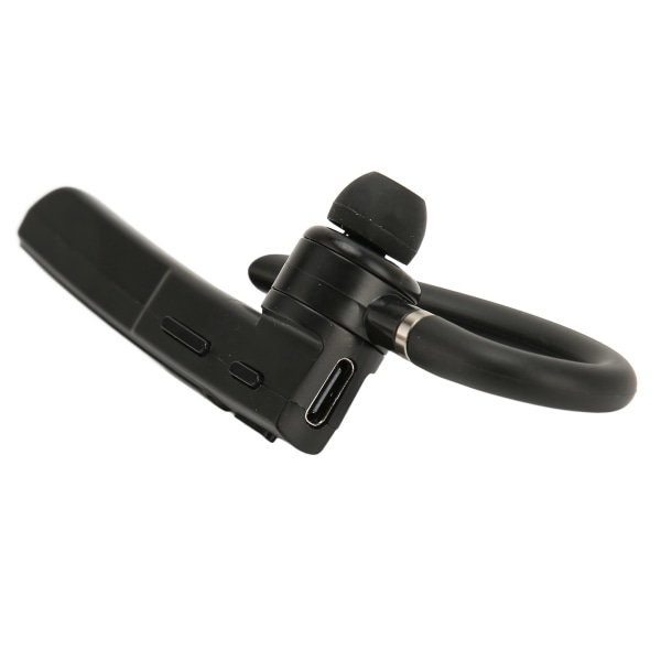 Bluetooth-ørestykke håndfri enkelt øre støjreduktion Digital skærm IPX7 vandtæt stemmestyring trådløs øresnegl