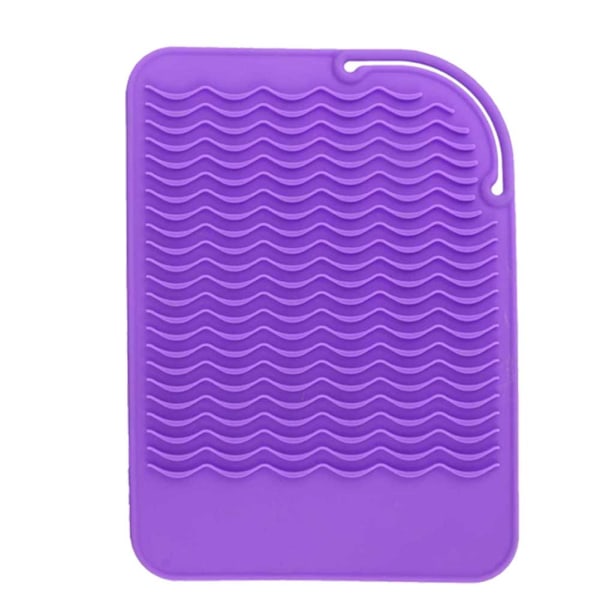 Lämmönkestävä lämmöneristystyyny taitettava matto sähköiseen hiusrullapukuun (violetti)