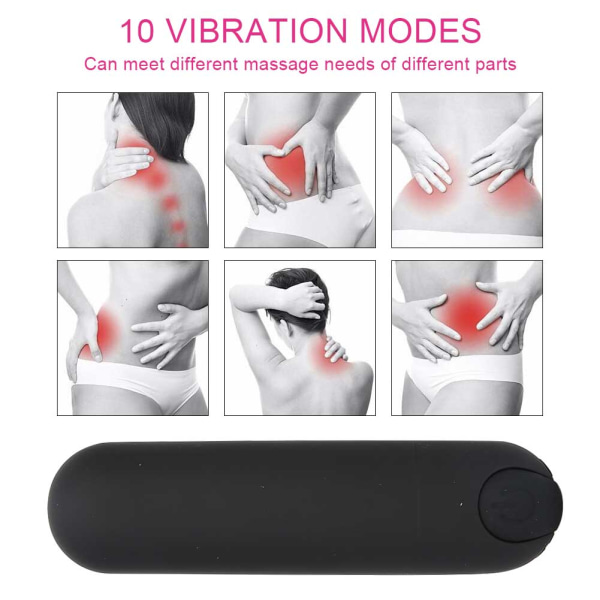 Fjärrkontroll USB Massager Vibration Body Massage Vibrator