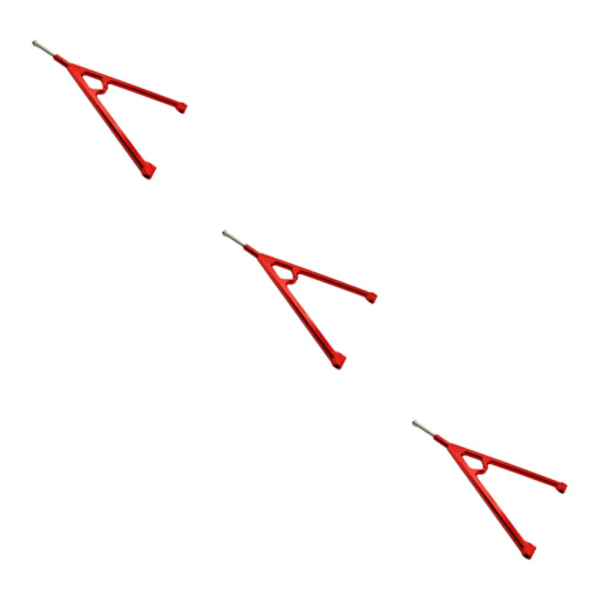 1/2/3/5 Foran Trigon Støtte Stang for AXIAL SCX10 Foran Trigon Red red 3Set