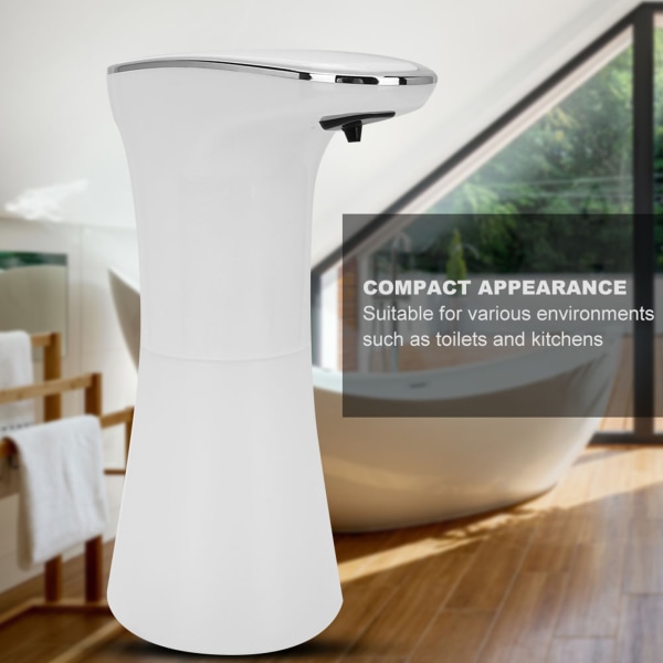 Bærbar berøringsfri skumdispenser Automatisk sensor skummende pumpe for baderomskjøkken