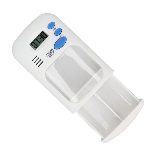 Smart Pill Dispenser Bærbar Automatisk 2 Grids Pill Organizer med alarmpåminnelse for reise hjemmebruk