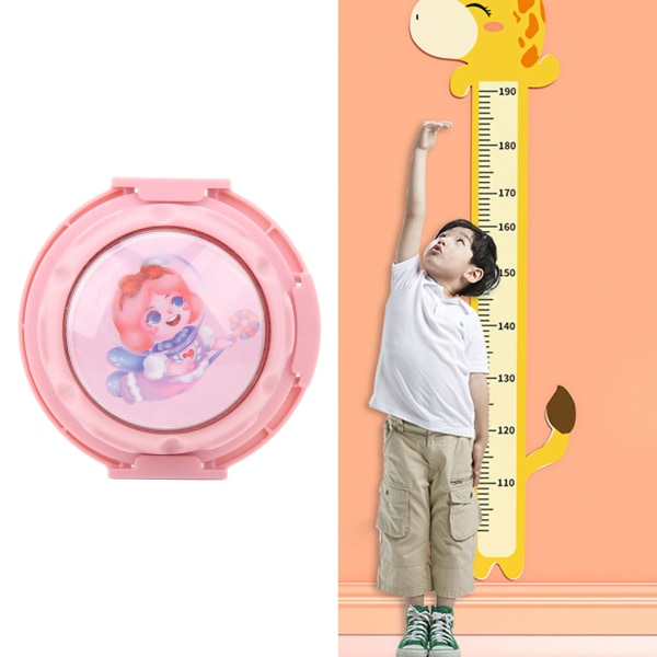 Kosketuskorkeushyppylaskuri lasten valokorkeusharjoittelija pystysuora hyppytesteri äänilaskurin korkeuskaaviolla vaaleanpunainen