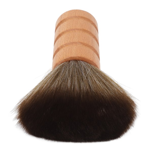 Mænd barberbørste med træskaft Nylon knust hårfjerning Fleksibel barbering skummende børste