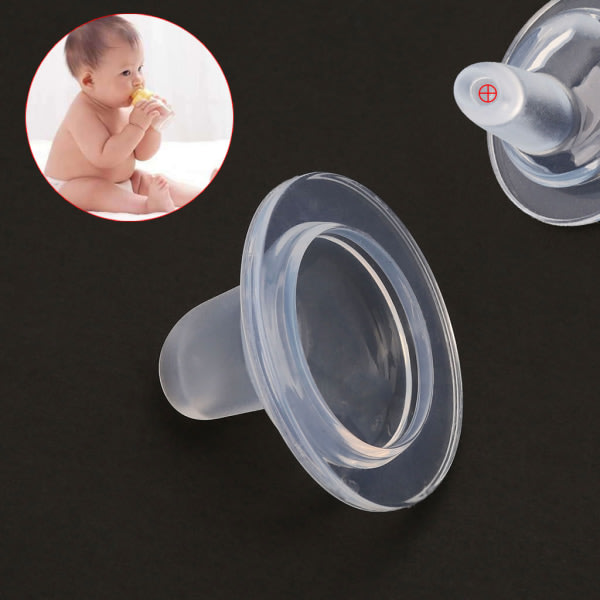 Ny silikonnapp med bred mun kaliber nippel Flexibelt ersättningstillbehör Säkerhet Baby