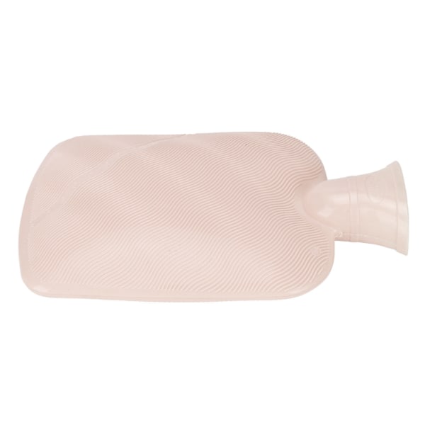 PVC Varmtvannsflaske Vinter Myk Hjem Bærbar Sårhet Relief Hånd Føtter Varmtvannspose for menstruasjonssmerter Beige