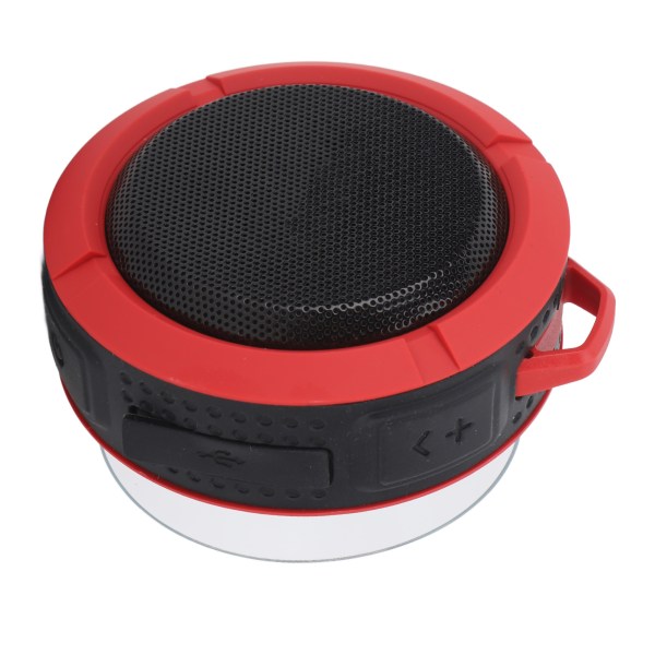 Sugekop Bluetooth højttaler 3.7v 500mah IP65 vandtæt bærbar trådløs højttaler til badeværelse udendørs rød