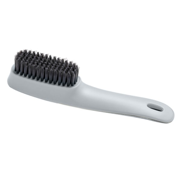 Skobørste Multifunksjonell Flocked Bust Klesvask Brush Cleaning Tool for HouseholdGray
