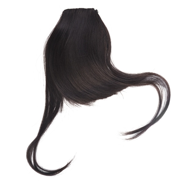 Sporløs hårforlengelse parykk Frynser Clip On False Bangs Jenter Fake Blunt Bangs Hair Piece 01#