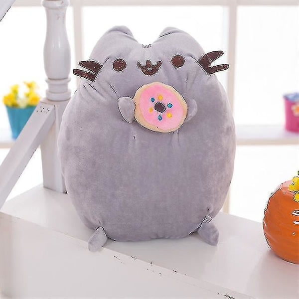 24 cm Pusheen Cat Plyschleksak Snackbar Cookie Cat Gosedjursdocka, 9,5" V