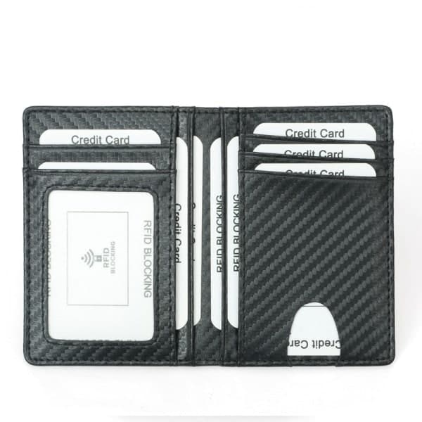Kortfodral med RFID Svart