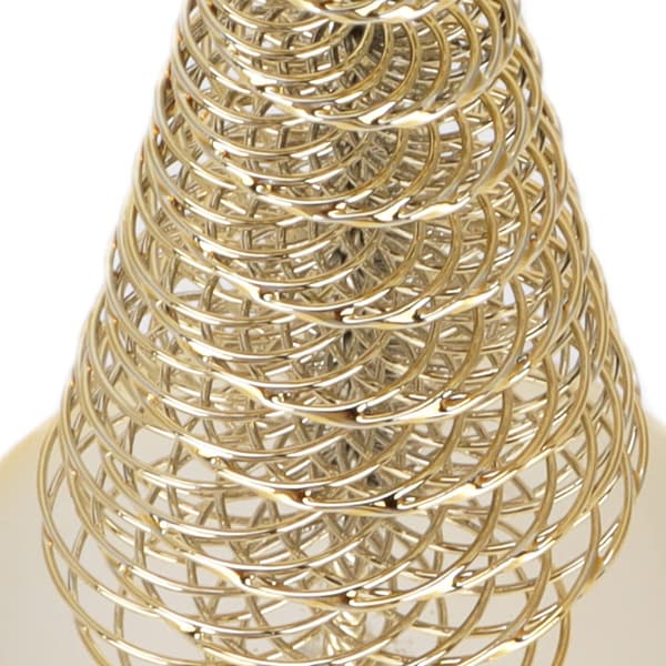 Lysestake - Formet som juletre, Metallkandelaber (Gull)