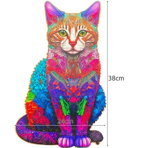 Puslespill / Trepuslespill - Katt - 130 biter—pa