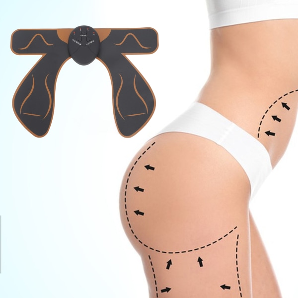 Butt Lifting Machine PU Læder Hofter Trainer Massager Bærbart hjemmefitness udstyr med fjernbetjening til kvinder mænd
