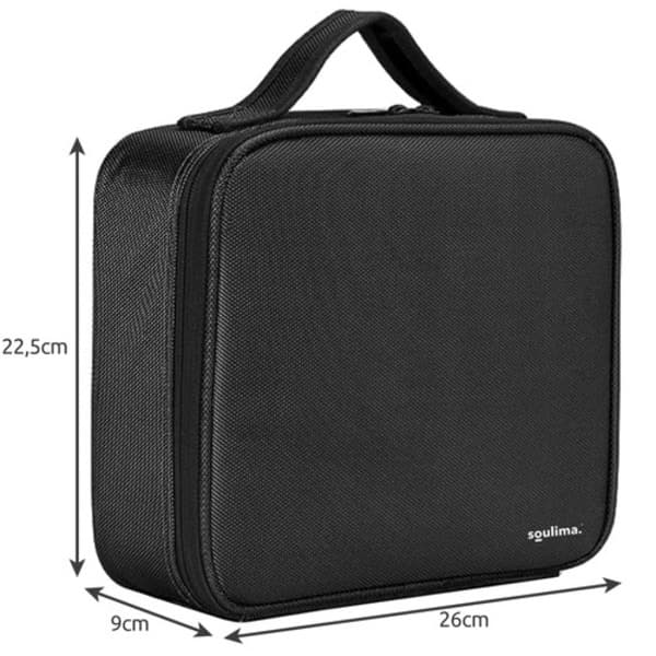 Makeup Bag / Toalettväska / Makeup Förvaring - Väska för Makeup Svart