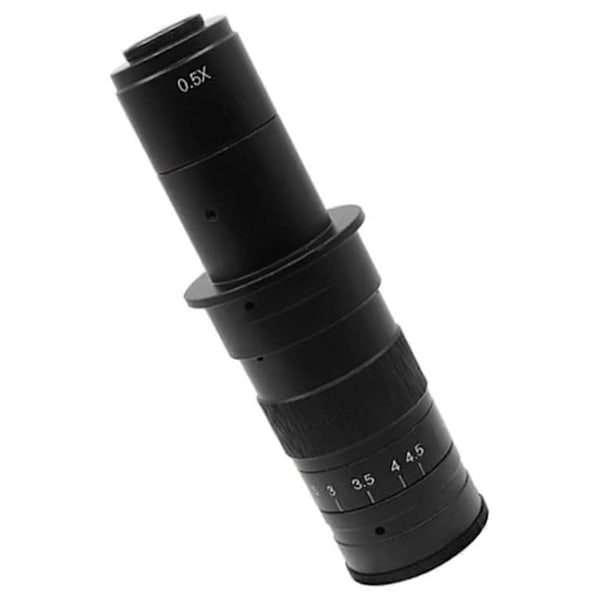 Lab Mikroskop Tilbehør Justerbar Forstørrelse C-Mount Linse for -Kompatibel VGA USB Mikroskop Kamera 180X.pa