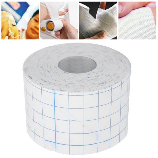 10m 32.8ft ikke-vævet stoftape åndbar forbindingstape sårklæbende bandage (5 cm 2in)