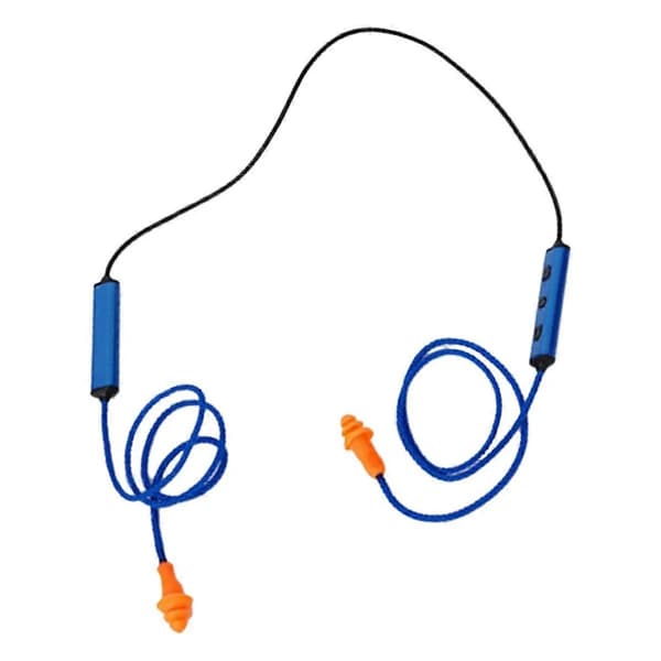 Bluetooth støyreduserende ørepropper med hørselvern In-Ear arbeidsheadset for byggeplasser blå