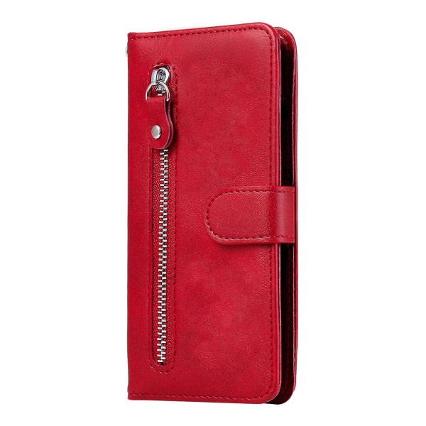 Case För Samsung Galaxy S20 5g Fodral Cover Case Plånboksfodral Magnetisk stängning Kortplatser Mjuk Tpu Premium Pu Läder Magnetic Flip - Röd Red A