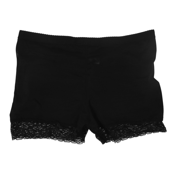 Naisten Butt Lifter Shapewear Hengittävät mesh -takkaroita muotoilevat alusvaatteet Lady Girlille Musta XL