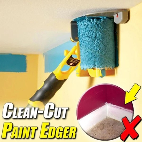 Paint Edger Roller Brush - Bandmaskin för väggtak