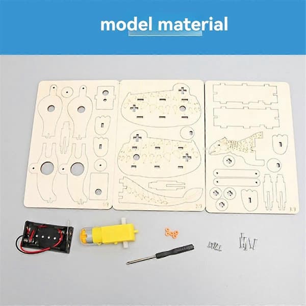 DIY Ankylosaurus Dinosauriekonstruktion Opfindelse Håndlavede Materialer Samling Dinosaurie Modelpuslespil Lear