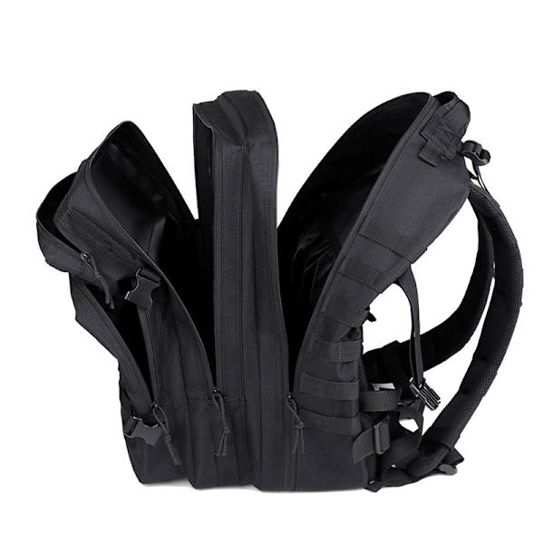 Taktisk Ryggsäck Överlevnadsväska 26L Black Svart