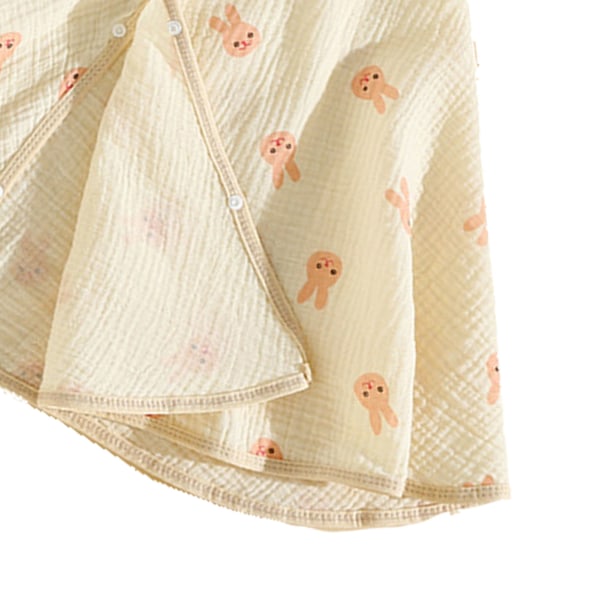 Babykappe tynd solbeskyttelse Åndbar hudvenlig Komfortabel børnekappe til sommer Pink Bunny