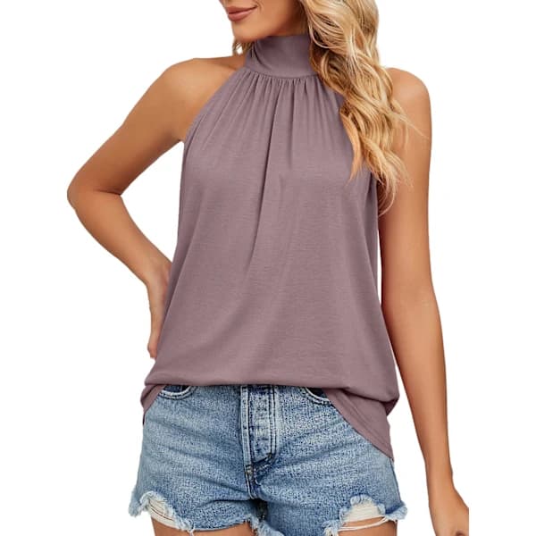Dame ærmeløs tanktop LILLA S