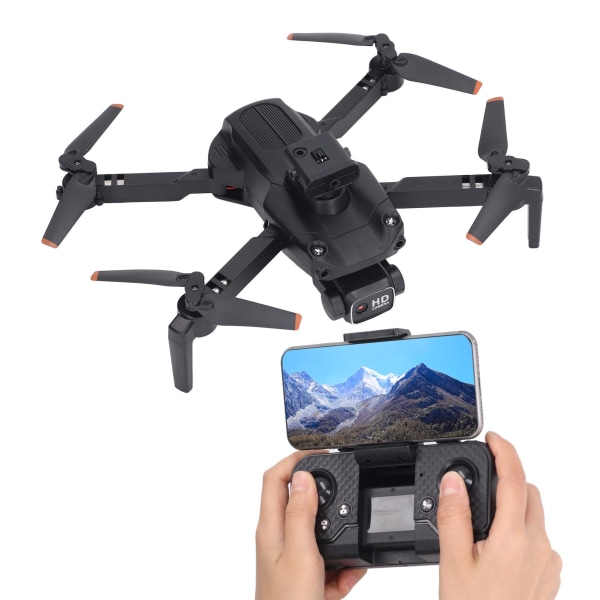 RC Drone 4K HD -kaksoiskameralla 5-puolinen esteiden välttäminen taitettava RC-nelikopteri yli 14-vuotiaille lapsille 2 akku