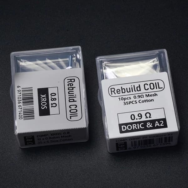 DIY-værktøjssæt til genopbygning af mesh-modstandstråd til XROS 0,8ohm 0,8Ω