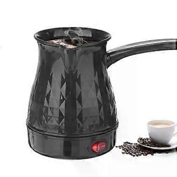 600W 600ml Portabel Elektrisk Vattenkokare i Rostfritt Stål för Te och Kaffe Turkisk Kaffekanna Grekisk Arabisk Kaffebryggare med Handtag