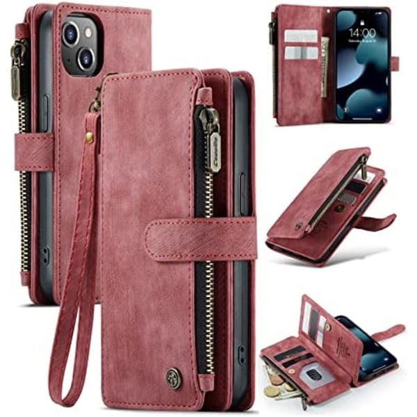 Caseme c30 föral för iphone 13 röd röd red