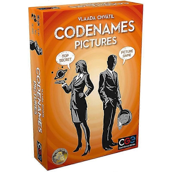 Czech Games Codenames Duet Det to-spillers ordspill for deduksjon Deep Undercover 2.0 Bilder Standard Brettspill Green