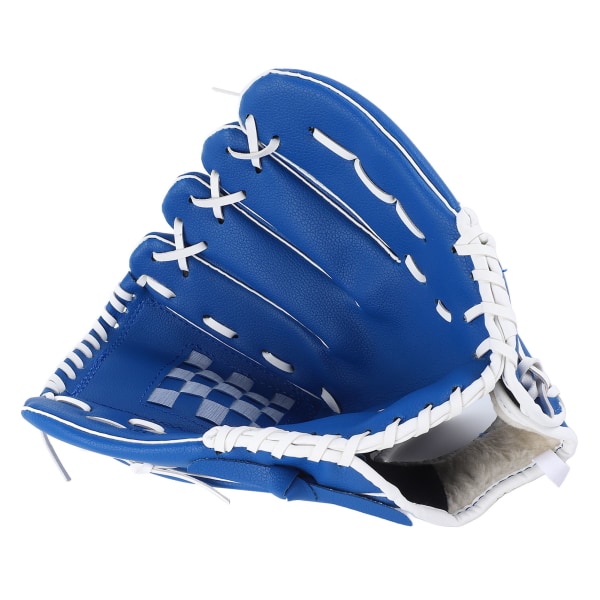 Softballhanske 12,5 tommer blå sportsbaseballhanske Outfield-hanske for utendørstrening