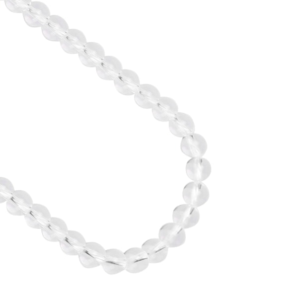 Natursten Klar gennemsigtig kvarts løse perler DIY smykker armbånd fremstilling af runde perler 6 mm 62 stk perler