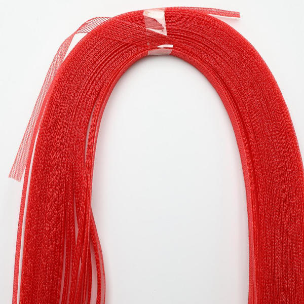 1/2/3/5 Crinoline Hästhårsfläta DIY-hantverk för Hattar Röd Red 1Set