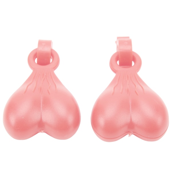 1 par Slipper Charm ABS Sød stilfuld hængende sko dekoration charmebolde til mænd Kvinder Fødselsdagsgave Pink