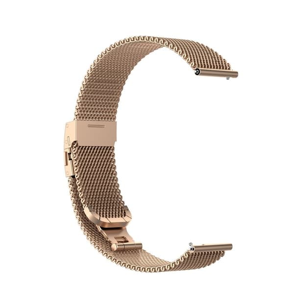 Klockarmband Garmin VivoActive/Vivomove/Forerunner 20 mm rostfritt stål Roséguld