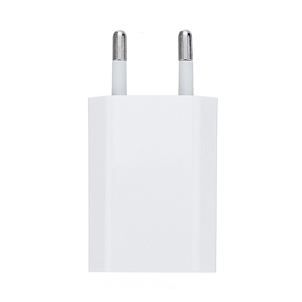 2-pakning universell veggadapter 1A vegglader iPhone / Samsung mm—PA