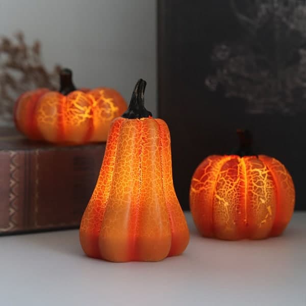 Halloween Pumpa LED-Lampa Pumpa AA（PA）