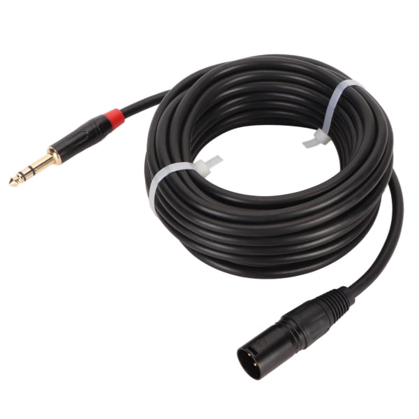 XLR hane till 1/4 tum TRS-kabel balanserad 3-stifts XLR hane till kvartstums TRS-kontaktkabel Mikrofonkabel 26.2FT