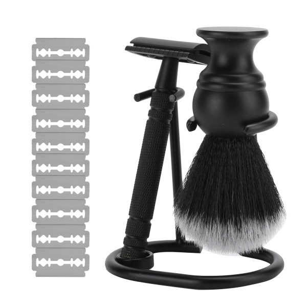 Barberbørste Barbermaskine Barberstativ Barberblad til mænd Barbersæt til salonfamilien