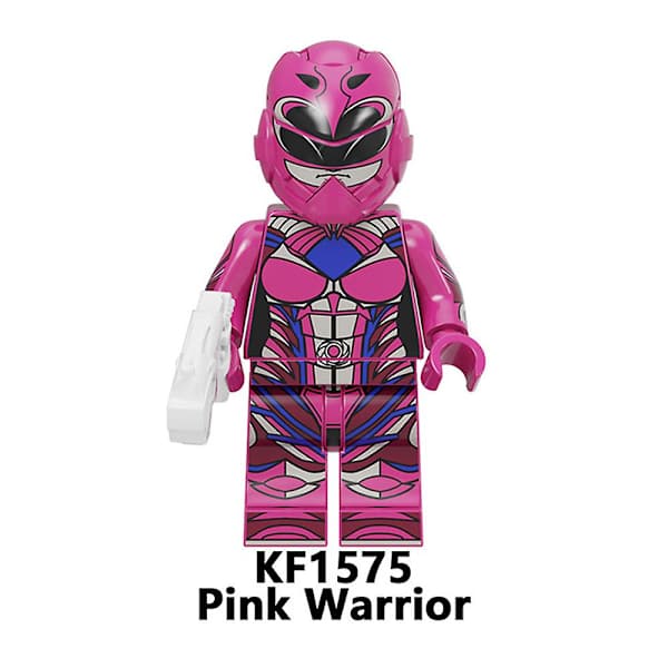 7-pack Power Rangers Byggklossar Figurer Montering Minifigurer Leksaker Presenter Till Barn
