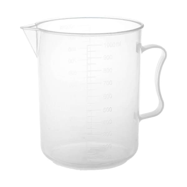 1000 ml Transparent Graderad Bägare med Handtag.pa